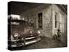 Maine, Potter, Old Gas Station, USA-Alan Copson-Stretched Canvas