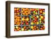 Maine, Rockland, Cherry Tomatoes at Farmers Market-Walter Bibikow-Framed Photographic Print