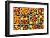 Maine, Rockland, Cherry Tomatoes at Farmers Market-Walter Bibikow-Framed Photographic Print