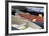 Maine, Rockland. Colorful Boats in Rockland Marina-Cindy Miller Hopkins-Framed Photographic Print