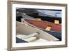 Maine, Rockland. Colorful Boats in Rockland Marina-Cindy Miller Hopkins-Framed Photographic Print