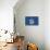 Maine State Flag-Lantern Press-Stretched Canvas displayed on a wall