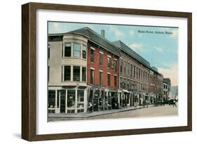 Maine Street, Auburn-null-Framed Art Print