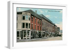 Maine Street, Auburn-null-Framed Art Print