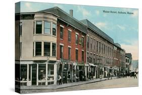 Maine Street, Auburn-null-Stretched Canvas