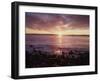 Maine, Sunrise over the Rocky Shoreline of the Atlantic Ocean-Christopher Talbot Frank-Framed Premium Photographic Print