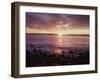 Maine, Sunrise over the Rocky Shoreline of the Atlantic Ocean-Christopher Talbot Frank-Framed Photographic Print