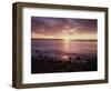 Maine, Sunrise over the Rocky Shoreline of the Atlantic Ocean-Christopher Talbot Frank-Framed Photographic Print