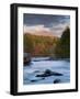 Maine, West Branch of the Penobscot River and Mount Katahdin in Baxter State Park, USA-Alan Copson-Framed Photographic Print