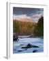 Maine, West Branch of the Penobscot River and Mount Katahdin in Baxter State Park, USA-Alan Copson-Framed Photographic Print