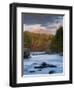 Maine, West Branch of the Penobscot River and Mount Katahdin in Baxter State Park, USA-Alan Copson-Framed Photographic Print