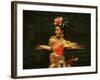 Mainland China Dance Group Perform an Arrangement Depicting Buddhist Imagery Found in the Grottoes -null-Framed Photographic Print