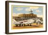 Mainliner, Laguardia Field-null-Framed Art Print