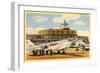 Mainliner, Laguardia Field-null-Framed Art Print