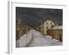 Mainstreet, Roros, 1904-Harald Oscar Sohlberg-Framed Giclee Print