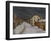 Mainstreet, Roros, 1904-Harald Oscar Sohlberg-Framed Giclee Print