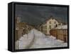 Mainstreet, Roros, 1904-Harald Oscar Sohlberg-Framed Stretched Canvas