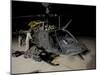 Maintenance Crew Works on Servicing the OH-58 Kiowa before its Next Mission-Stocktrek Images-Mounted Photographic Print