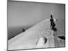 Maintenance Crewmen on Top of Graf Zeppelin repair damage caused Atlantic Ocean Storm during flight-Alfred Eisenstaedt-Mounted Premium Photographic Print