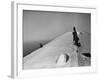 Maintenance Crewmen on Top of Graf Zeppelin repair damage caused Atlantic Ocean Storm during flight-Alfred Eisenstaedt-Framed Photographic Print