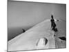 Maintenance Crewmen on Top of Graf Zeppelin repair damage caused Atlantic Ocean Storm during flight-Alfred Eisenstaedt-Mounted Photographic Print