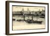 Mainz Rhein, Dampfer Matthias Stinnes, Ortschaft-null-Framed Giclee Print