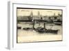 Mainz Rhein, Dampfer Matthias Stinnes, Ortschaft-null-Framed Giclee Print