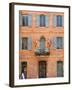 Mairie Office with Typical Ochre Coloured Walls, Roussillon, Parc Naturel Regional Du Luberon, Vauc-Peter Richardson-Framed Photographic Print