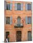 Mairie Office with Typical Ochre Coloured Walls, Roussillon, Parc Naturel Regional Du Luberon, Vauc-Peter Richardson-Mounted Photographic Print