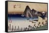 Maisaka, vue d'Imagiri-Ando Hiroshige-Framed Stretched Canvas