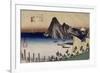 Maisaka, vue d'Imagiri-Ando Hiroshige-Framed Giclee Print