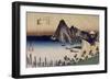 Maisaka, vue d'Imagiri-Ando Hiroshige-Framed Giclee Print