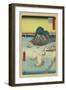 Maisaka-Ando Hiroshige-Framed Art Print