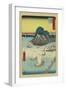 Maisaka-Ando Hiroshige-Framed Art Print