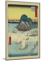 Maisaka-Ando Hiroshige-Mounted Art Print