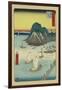 Maisaka-Ando Hiroshige-Framed Art Print