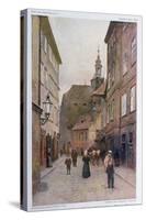 Maiselova Ulice, Prague, Illustration from 'stara Praha-Vaclav Jansa-Stretched Canvas