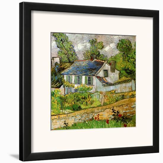 Maison a Auvers-Vincent van Gogh-Framed Art Print