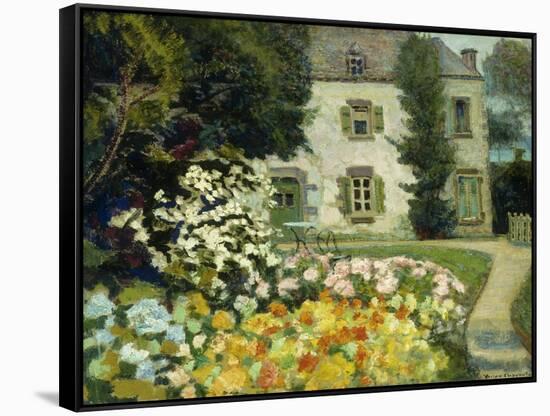 Maison a Ploare-Victor Charreton-Framed Stretched Canvas