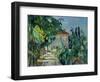 Maison Au Toit Rouge- House with a Red Roof, 1887-90-Paul Cézanne-Framed Giclee Print