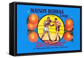 Maison Borras Liege Oranges-null-Framed Stretched Canvas