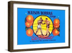 Maison Borras Liege Oranges-null-Framed Art Print