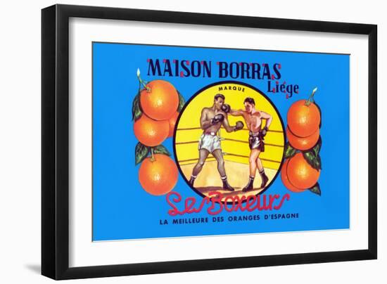 Maison Borras Liege Oranges-null-Framed Art Print