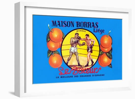 Maison Borras Liege Oranges-null-Framed Art Print