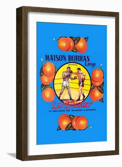 Maison Borras Liege Oranges-null-Framed Art Print