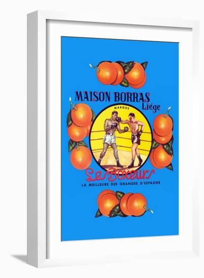 Maison Borras Liege Oranges-null-Framed Art Print