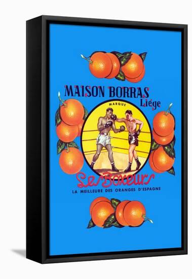 Maison Borras Liege Oranges-null-Framed Stretched Canvas