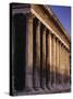 Maison Carre, Roman Building, Nimes, Languedoc, France, Europe-John Miller-Stretched Canvas