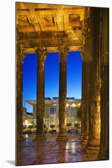 Maison Carree and Carre D'art-Jon Hicks-Mounted Photographic Print