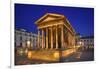 Maison Carree at Dusk-Jon Hicks-Framed Photographic Print